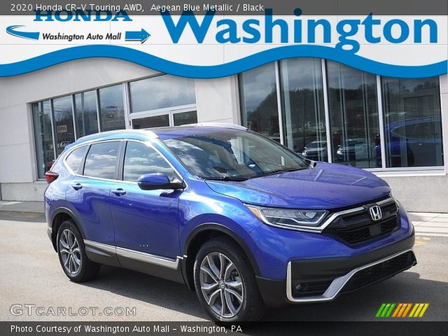 2020 Honda CR-V Touring AWD in Aegean Blue Metallic