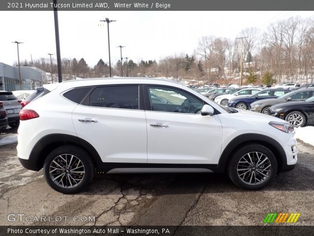 2021 Hyundai Tucson Limited AWD in Winter White