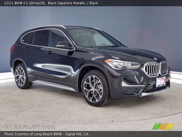 2021 BMW X1 sDrive28i in Black Sapphire Metallic