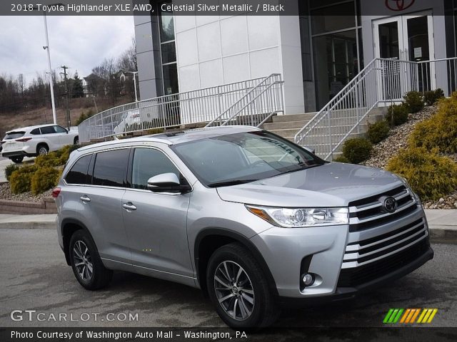2018 Toyota Highlander XLE AWD in Celestial Silver Metallic