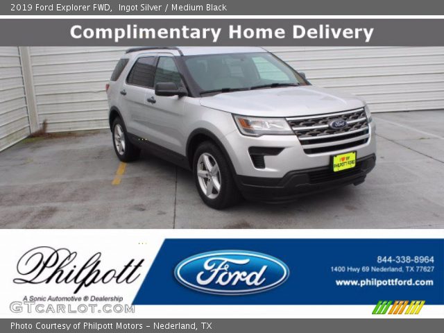 2019 Ford Explorer FWD in Ingot Silver