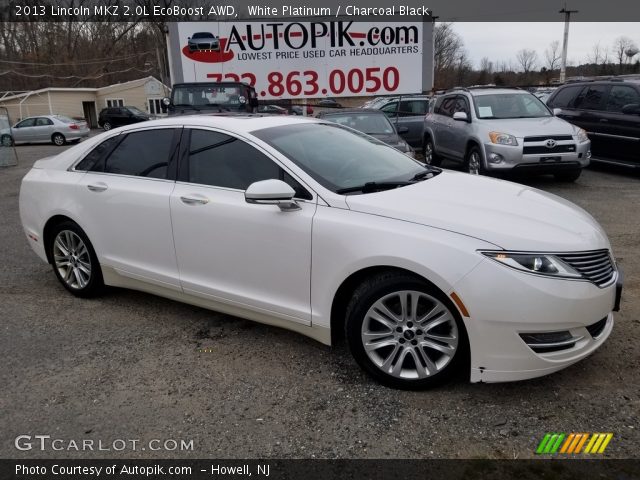 2013 Lincoln MKZ 2.0L EcoBoost AWD in White Platinum