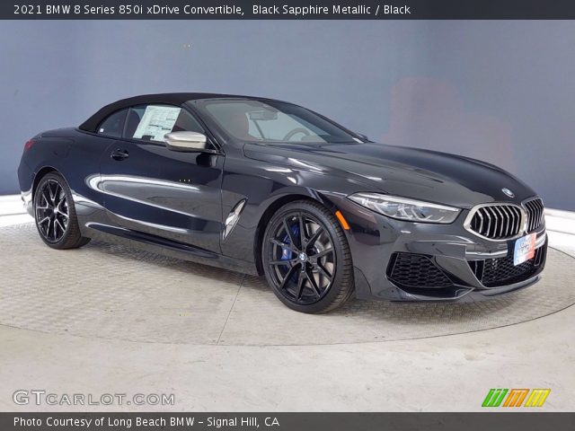 2021 BMW 8 Series 850i xDrive Convertible in Black Sapphire Metallic