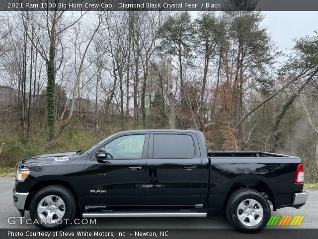 2021 Ram 1500 Big Horn Crew Cab in Diamond Black Crystal Pearl