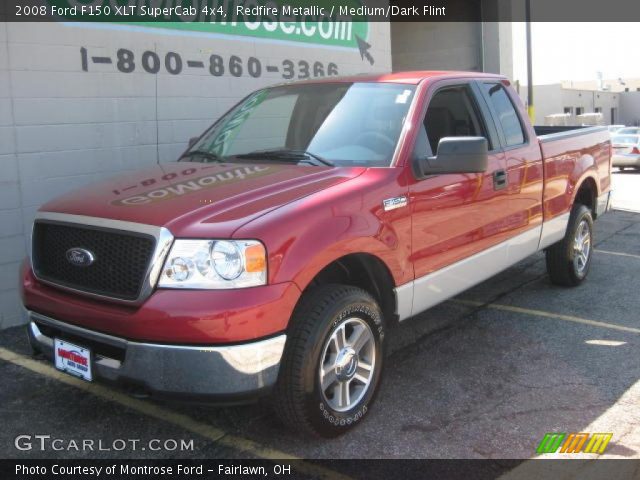 2008 Ford F150 XLT SuperCab 4x4 in Redfire Metallic