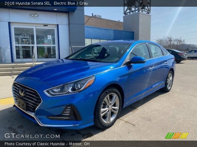 2018 Hyundai Sonata SEL in Electric Blue