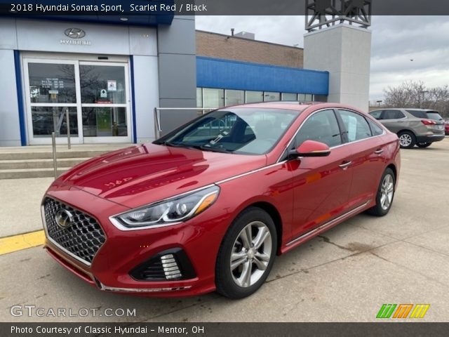 2018 Hyundai Sonata Sport in Scarlet Red