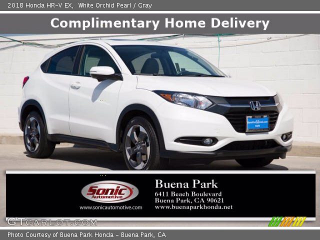 2018 Honda HR-V EX in White Orchid Pearl