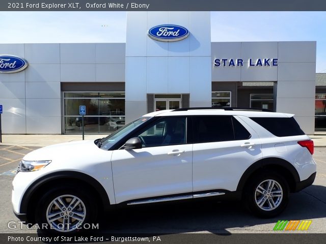 2021 Ford Explorer XLT in Oxford White