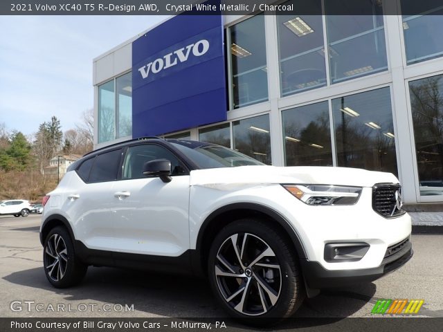 2021 Volvo XC40 T5 R-Design AWD in Crystal White Metallic