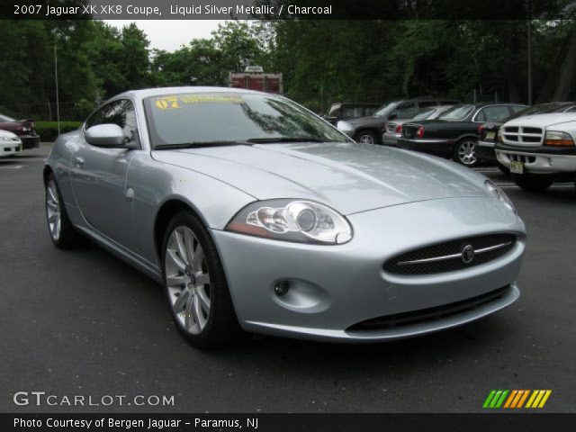 2007 Jaguar XK XK8 Coupe in Liquid Silver Metallic