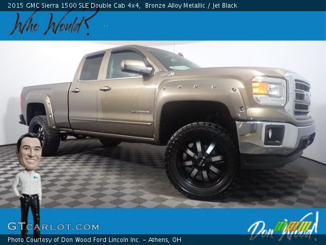 2015 GMC Sierra 1500 SLE Double Cab 4x4 in Bronze Alloy Metallic