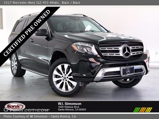 2017 Mercedes-Benz GLS 450 4Matic in Black