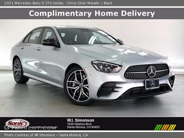 2021 Mercedes-Benz E 350 Sedan in Cirrus Silver Metallic