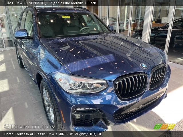 2021 BMW X3 xDrive30i in Phytonic Blue Metallic