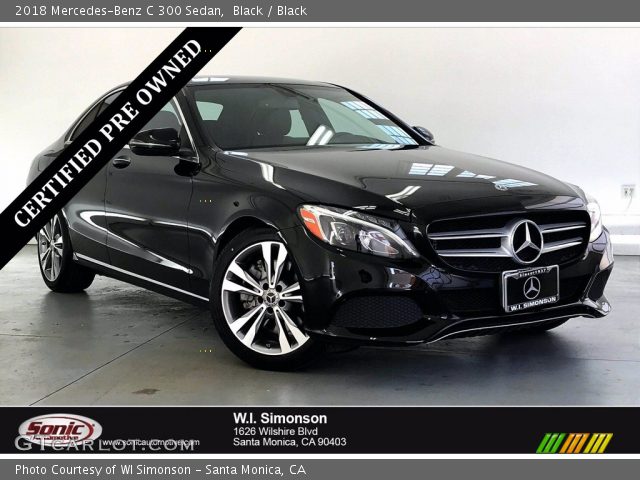 2018 Mercedes-Benz C 300 Sedan in Black