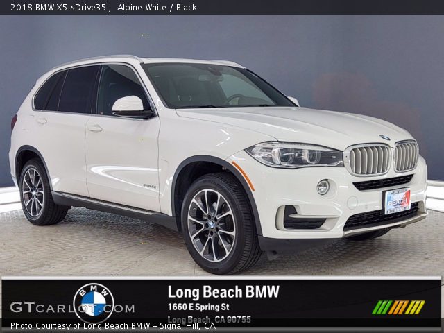 2018 BMW X5 sDrive35i in Alpine White