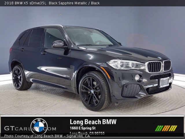 2018 BMW X5 sDrive35i in Black Sapphire Metallic