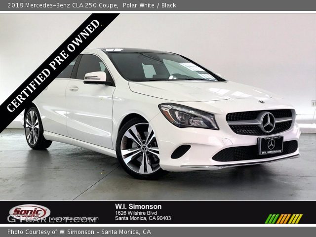2018 Mercedes-Benz CLA 250 Coupe in Polar White