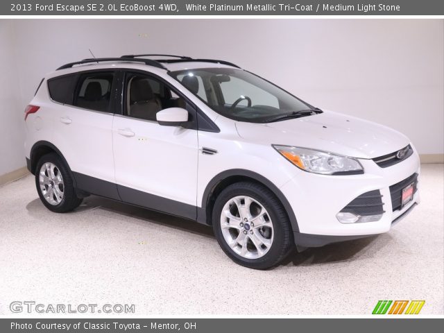 2013 Ford Escape SE 2.0L EcoBoost 4WD in White Platinum Metallic Tri-Coat