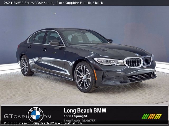 2021 BMW 3 Series 330e Sedan in Black Sapphire Metallic