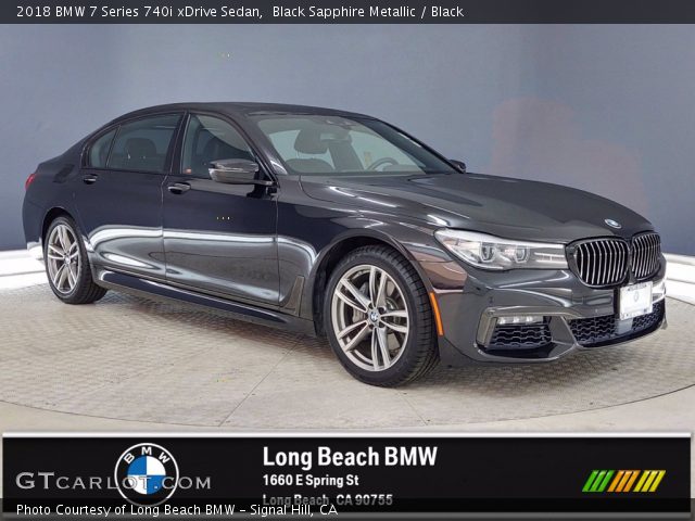 2018 BMW 7 Series 740i xDrive Sedan in Black Sapphire Metallic