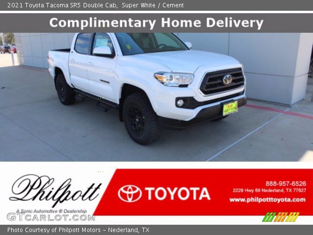 2021 Toyota Tacoma SR5 Double Cab in Super White