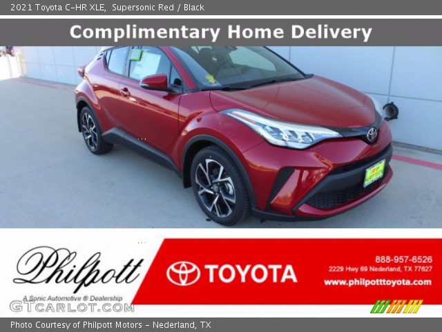 2021 Toyota C-HR XLE in Supersonic Red