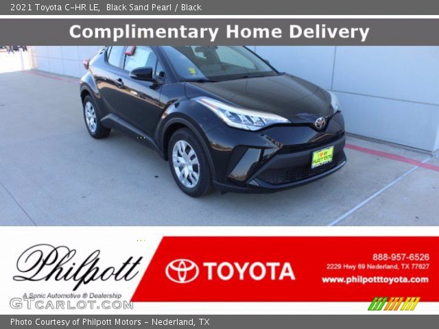2021 Toyota C-HR LE in Black Sand Pearl