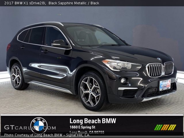 2017 BMW X1 sDrive28i in Black Sapphire Metallic