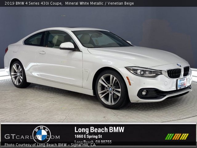 2019 BMW 4 Series 430i Coupe in Mineral White Metallic