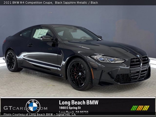 2021 BMW M4 Competition Coupe in Black Sapphire Metallic