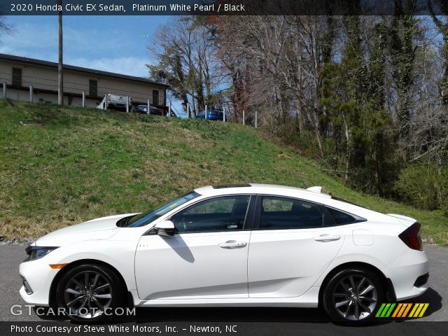 2020 Honda Civic EX Sedan in Platinum White Pearl