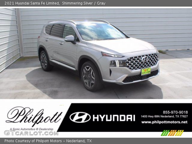 2021 Hyundai Santa Fe Limited in Shimmering Silver
