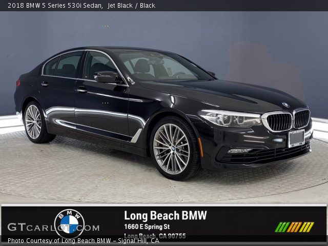 2018 BMW 5 Series 530i Sedan in Jet Black