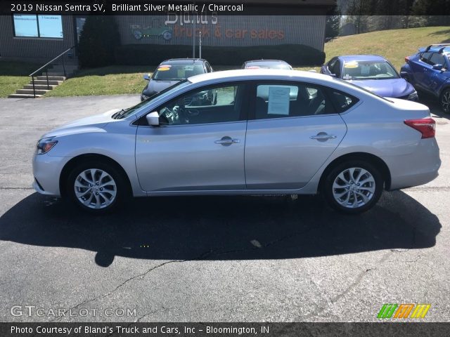 2019 Nissan Sentra SV in Brilliant Silver Metallic