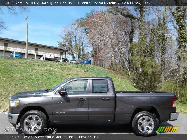 2021 Ram 1500 Big Horn Quad Cab 4x4 in Granite Crystal Metallic