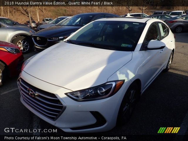 2018 Hyundai Elantra Value Edition in Quartz White Pearl