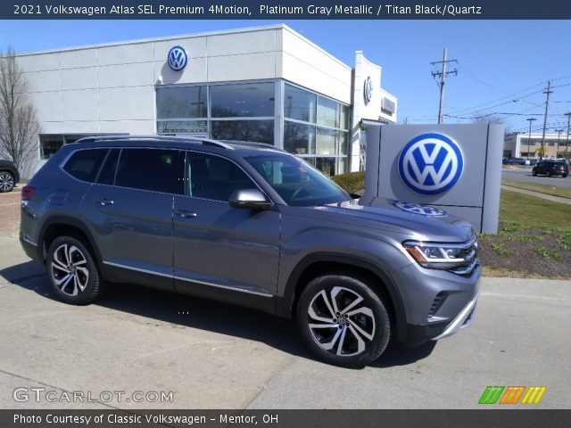 2021 Volkswagen Atlas SEL Premium 4Motion in Platinum Gray Metallic