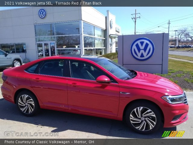 2021 Volkswagen Jetta SEL in Tornado Red