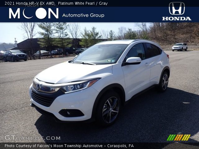 2021 Honda HR-V EX AWD in Platinum White Pearl