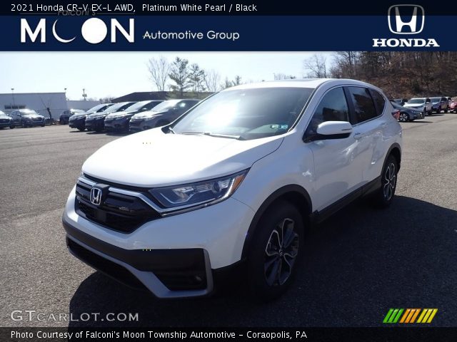 2021 Honda CR-V EX-L AWD in Platinum White Pearl