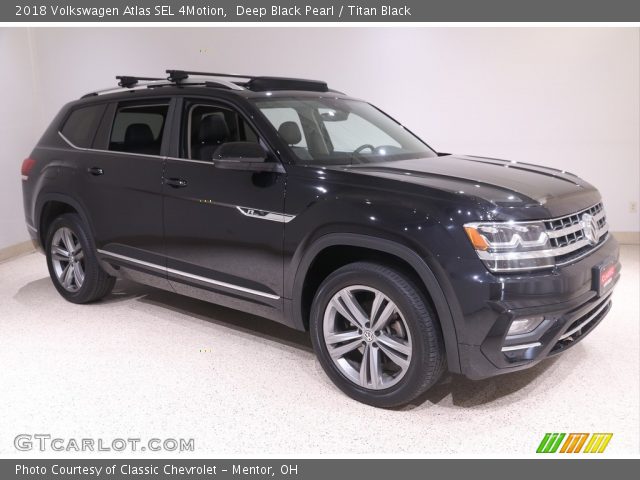 2018 Volkswagen Atlas SEL 4Motion in Deep Black Pearl
