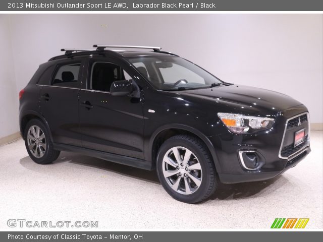 2013 Mitsubishi Outlander Sport LE AWD in Labrador Black Pearl