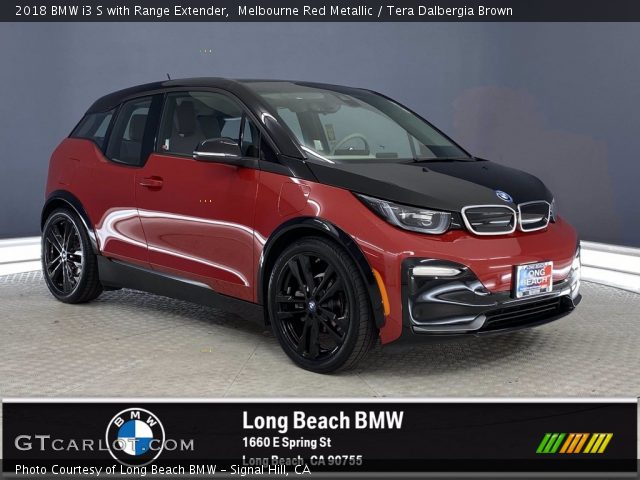 2018 BMW i3 S with Range Extender in Melbourne Red Metallic