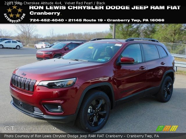 2021 Jeep Cherokee Altitude 4x4 in Velvet Red Pearl