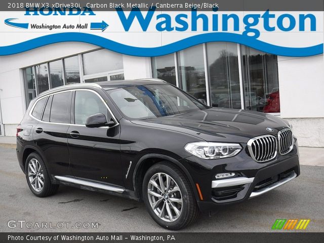 2018 BMW X3 xDrive30i in Carbon Black Metallic