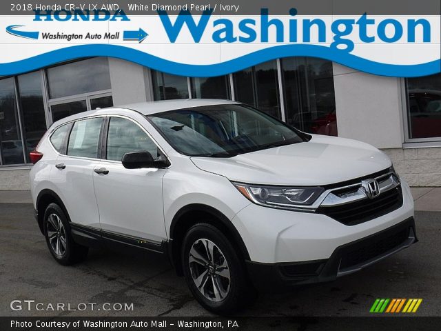 2018 Honda CR-V LX AWD in White Diamond Pearl