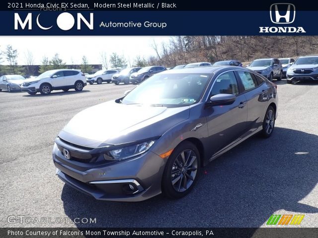 2021 Honda Civic EX Sedan in Modern Steel Metallic