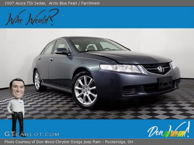 2007 Acura TSX Sedan in Arctic Blue Pearl